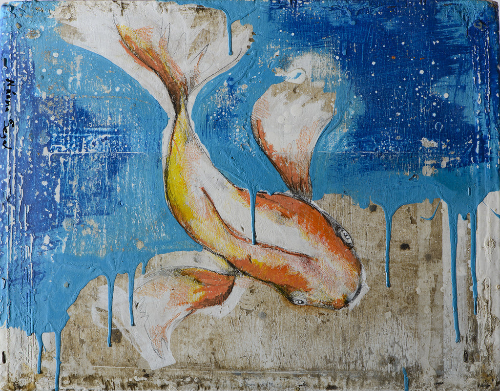 ציור של דג זהב