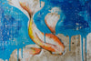 ציור של דג זהב  - הדפס קנבס