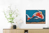 ציור של דג קוי - הדפס נייר